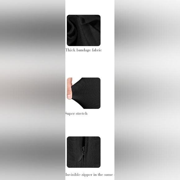 👍NWOT Melion halter bandage cocktail dress - Picture 7 of 8